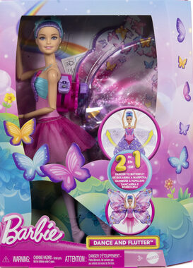 Mattel Barbie tanečnice s motýlími křídly / od 3 let