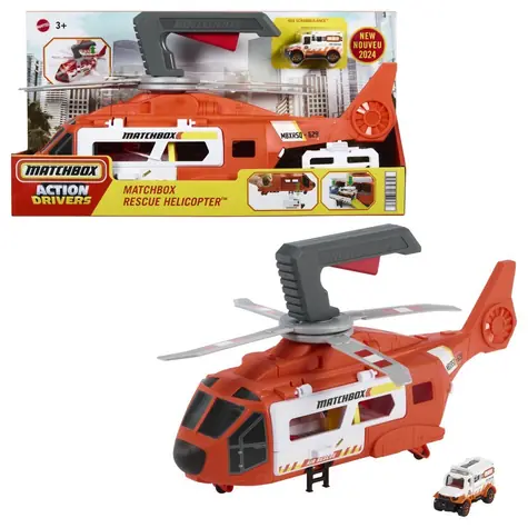 Mattel MatchBox záchranný vrtulník / od 3 let