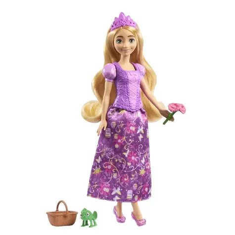 Mattel Disney princess panenka a pohádkové oblékání - locika / od 3 let