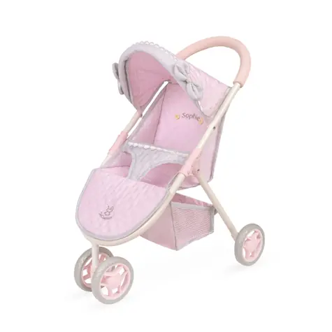 DeCuevas 90275 Sportovní kočárek pro panenky tříkolový Sophie 2025 - 55 cm