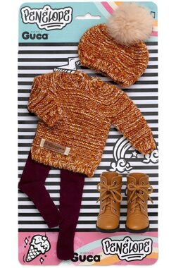 Guca P859 obleček pro panenku PENELOPE velikosti 34 cm s botičkami