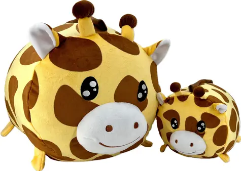 Magic Baby Žirafa - maminka s mláďátkem - set plyšových hraček 20 a 40 cm
