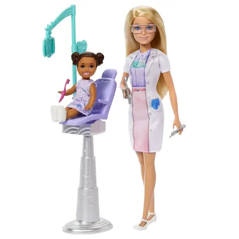 Mattel Barbie herní set povolání - zubařka / od 3 let