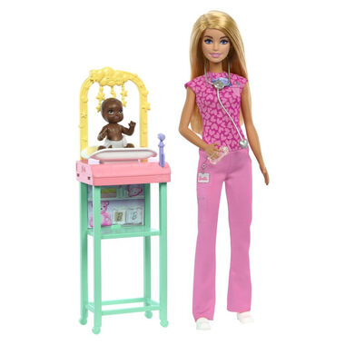 Mattel Barbie herní set povolání - pediatrička / od 3 let