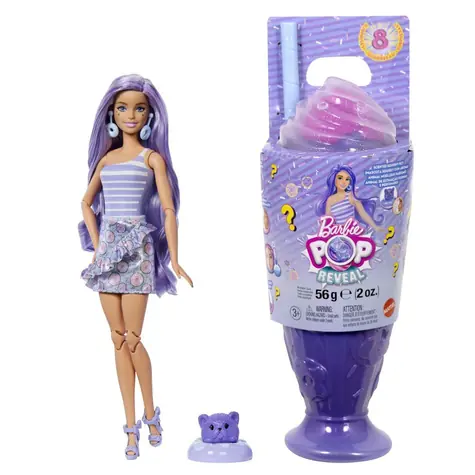 Mattel Barbie pop reveal barbie odměny - fialová / od 3 let