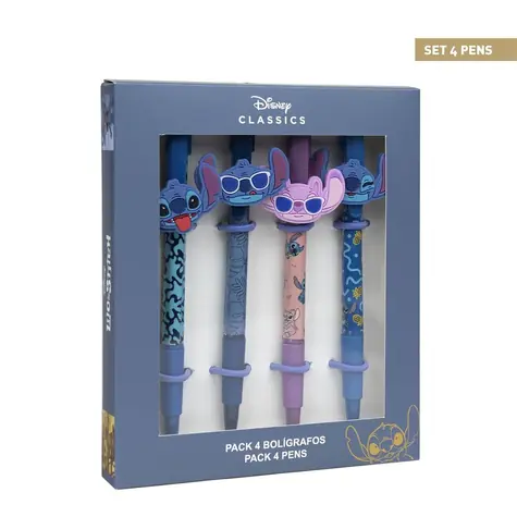 Cerdá Stitch sada propisek 4ks