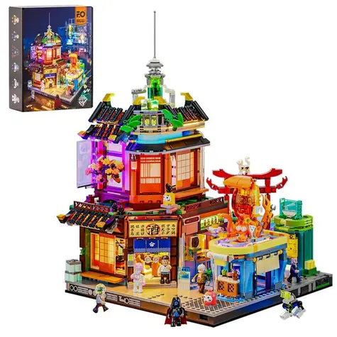 Lumibricks Cyberpunk Neoncity - Izakaya / 1987 dílků / od 16 let 