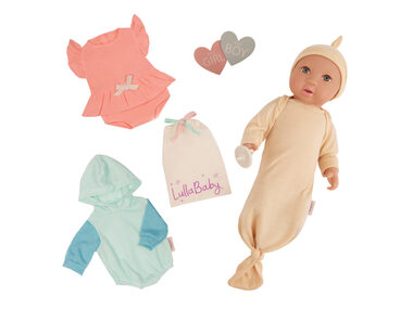 LullaBaby Panenka 35 cm s překvapením Gender Reveal / od 2 let