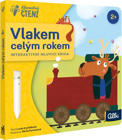 ALBI Kouzelné čtení Minikniha: Vlakem celým rokem