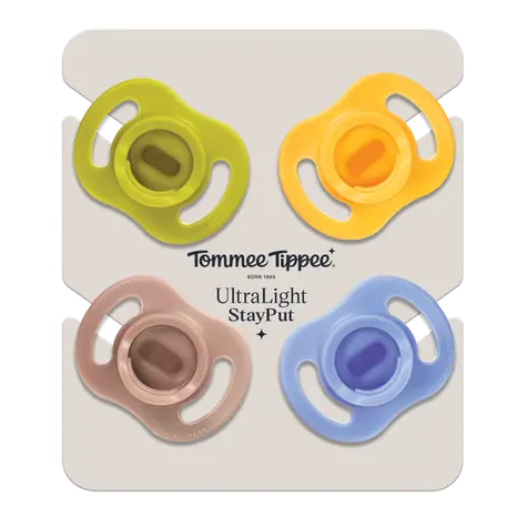 Tommee Tippee Silikonový Dudlík Ultra-light 6-18m, 4 ks, BOY 