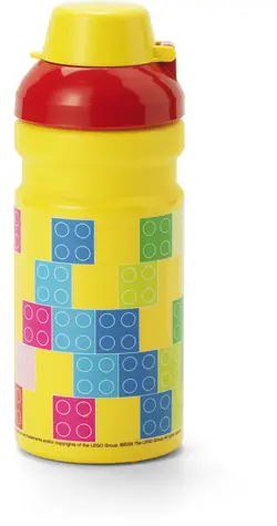 LEGO® Brick láhev na pití - červená/žlutá
