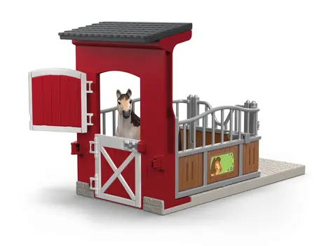 Schleich Box pro poníky s klisnou mustanga / od 3 let