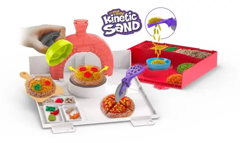 Spin Master Kinetic Sand Výroba pizzy / od 5 let