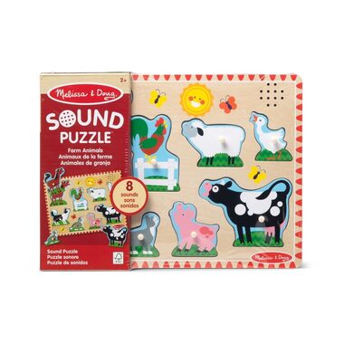 Spin Master Melissa & Doug puzzle se zvukovými efekty / od 2 let