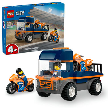 LEGO® City 60491 Kamion na přepravu motorek / Počet dílků: 88 / od 4 let
