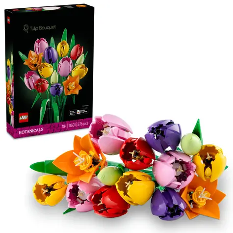 LEGO® Botanicals 11501 Kytice tulipánů / Počet dílků: 576 / od 18 let