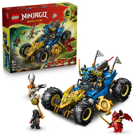 LEGO® NINJAGO® 71856 Jay a jeho transformační auto / Počet dílků: 387 / od 8 let