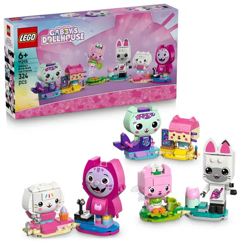 LEGO® Gábinin kouzelný domek 11215 Gábi a kočičí kamarádi z kostek / Počet dílků: 324 / od 6 let