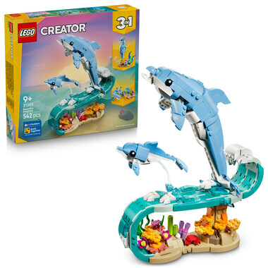 LEGO® Creator 3 v 1 31385 Mořští živočichové: Krásní delfíni / Počet dílků: 542 / od 9 let