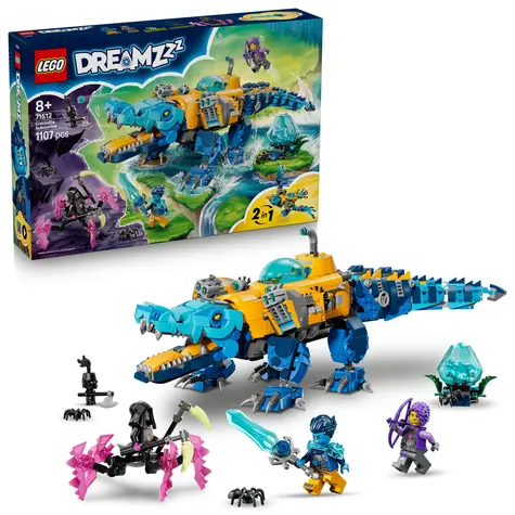LEGO® DREAMZzz™ 71512 Krokodýlí ponorka / Počet dílků: 1107 / od 8 let