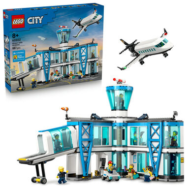 LEGO® City 60502 Letiště s letadlem / Počet dílků: 887 / od 8 let