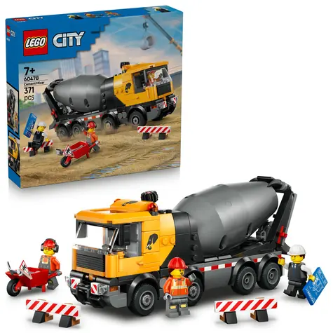 LEGO® City 60478 Míchačka / Počet dílků: 371 / od 7 let