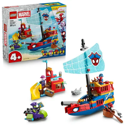 LEGO® Marvel 11208 Pirátská loď Spideyho týmu / Počet dílků: 201 / od 4 let