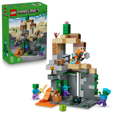 LEGO® Minecraft® 21587 Zombie kobka / Počet dílků: 284 / od 8 let