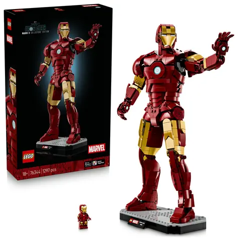 LEGO® Marvel 76344 Iron Man Mark 3: sběratelská edice / Počet dílků: 1297 / od 18 let