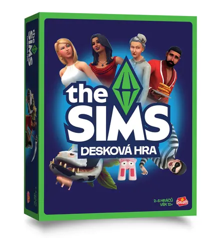 Goliath The Sims: Desková hra / Délka hry: 30 minut / Počet hráčů: 2 - 5 / od 12 let