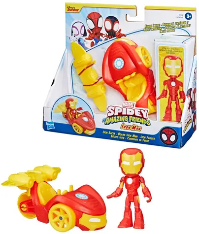 Hasbro Spider-Man Spidey a jeho úžasní přátelé Základní vozidlo Iron Man / od 3 let