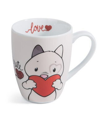 NICI hrníček Kočička "Celebrate Love" 310ml / porcelán / v dárkové krabičce