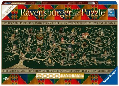 Rozbaleno - Ravensburger Harry Potter: Rodokmen - Panorama / 2000 dílků / 132 x 61 cm / od 14 let
