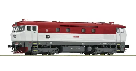 Roco 7310054 Dieselová lokomotiva 749 218-4 ČD Bardotka / měřítko H0 (1:87) / délka 190mm / rádius 358mm / od 15 let
