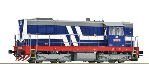 Roco 7310063 Dieselová lokomotiva 742 007-8 ČD Kocour IV dig/ měřítko H0 (1:87) / délka 156mm / rádius 358mm / od 15 let