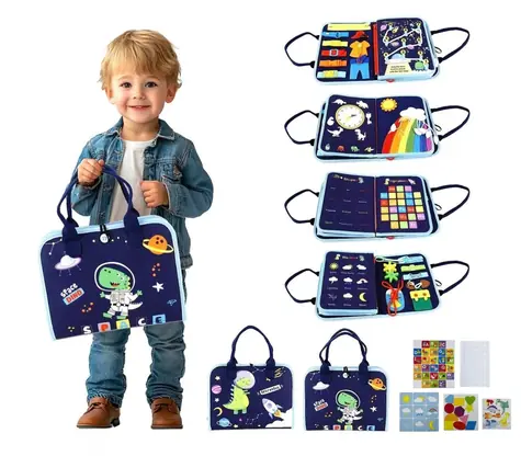 2Kids Toys Senzorická busy kniha Vesmír / od 3 let