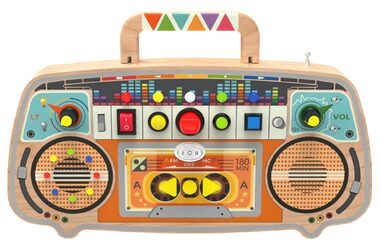 2Kids Toys Activity board Dřevěné FM rádio / od 1 roku 