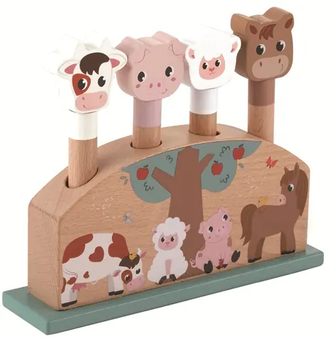 2Kids Toys Vystřelovací zvířátka Farma / od 1 roku