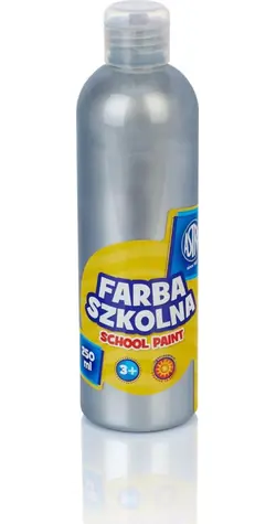 ASTRA Temperová barva plakátová 250ml stříbrná metalíza / od 3 let