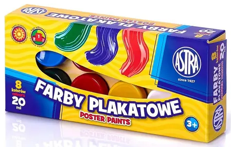 ASTRA Temperové barvy 8x20ml / od 3 let