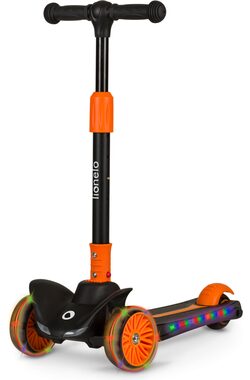 LIONELO Tříkolová koloběžka Timmy Orange Black / od 3 let