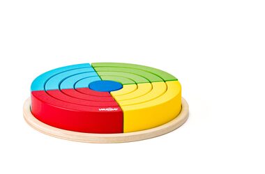 Woody Skládací duhové kruhy / od 2 let