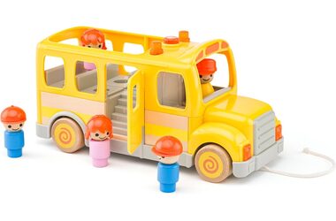 Woody Auto školní autobus se zvuky a světlem /  od 18 měsíců