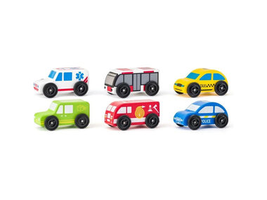 Woody Autíčka - Povolání / 6 ks / od 18 měsíců