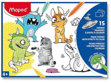 MAPED Magické omalovánky modrá / od 4 let