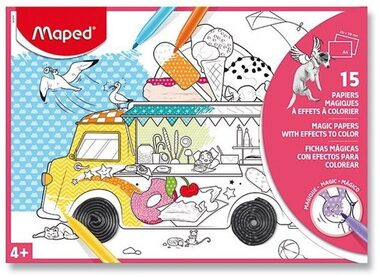 MAPED Magické omalovánky růžová / od 4 let