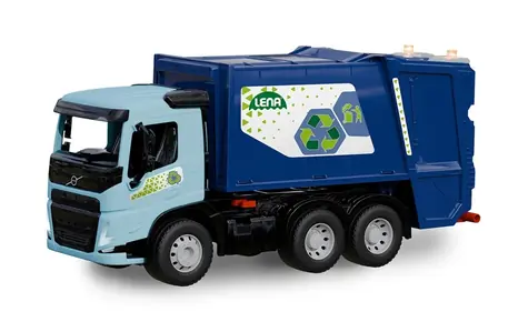 Lena WORXX Popelářské auto Volvo modrá / od 3 let