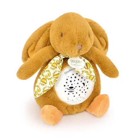 Doudou Hrací skříňka s projekcí Králíček hnědá