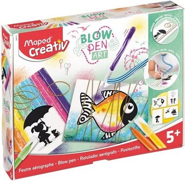 MAPED Sada Blowpen String'Art Foukací pero / od 5 let