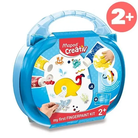 MAPED Sada Early Age - Prstové barvy / od 2 let